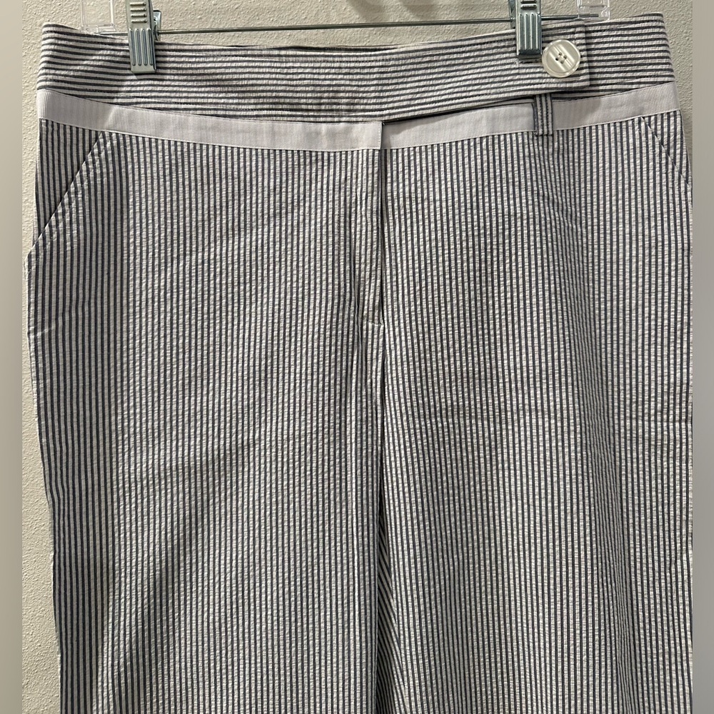 Nordstrom seersucker pants never worn size 10